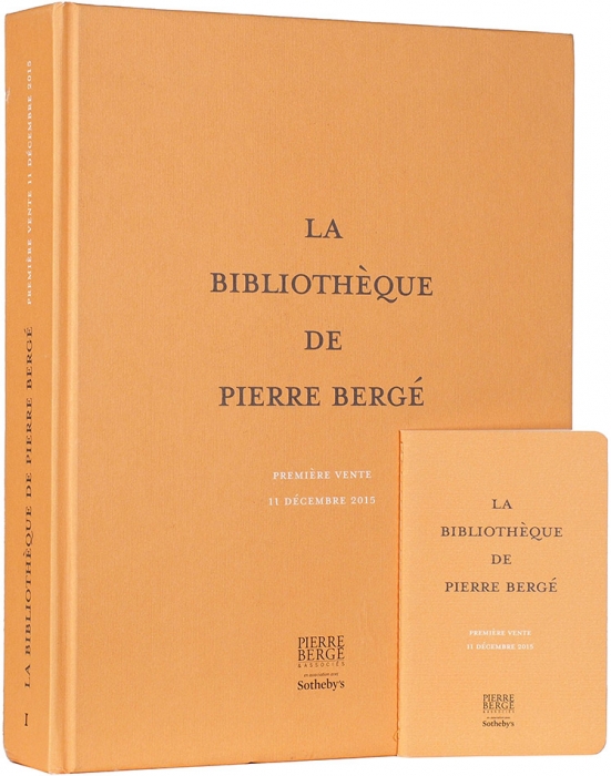Каталог библиотеки Пьера Берже [на фр. яз.]. Париж: Sotheby’s, 2015.