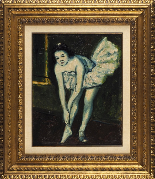 Синезубов Николай Васильевич (1891–1956) «Танцовщица». 1940-е. Холст, масло, 41x33 см.