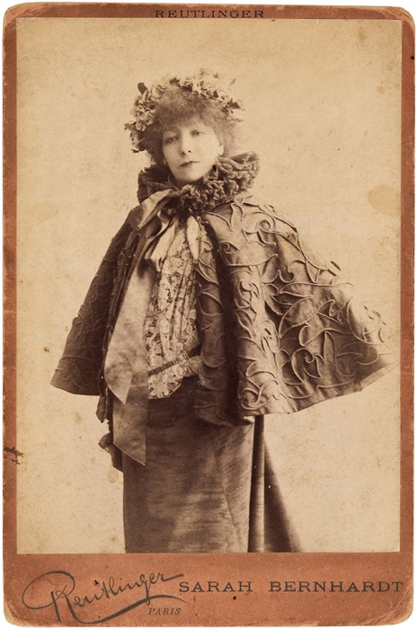 Фотография великой Сары Бернар. Париж, [1900-е гг.].
