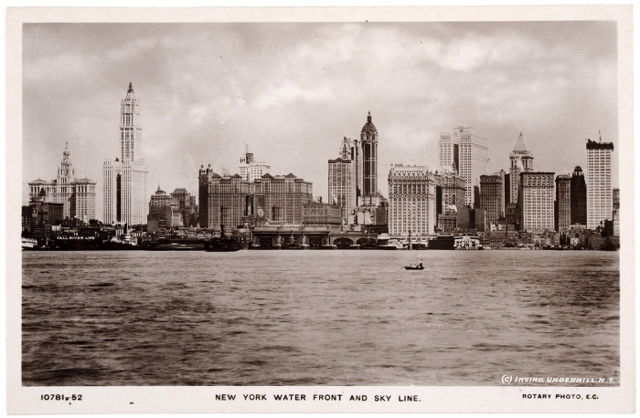 38 открыток с видами Нью-Йорка. 1920-1930-е гг. Нью-Йорк, [1930-е гг.].