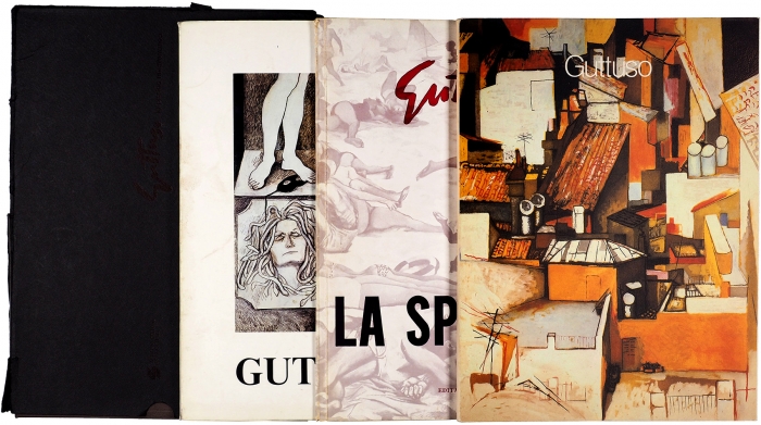 Оригинальный рисунок (!), автографы и каталоги знаменитого итальянского художника Ренато Гуттузо.