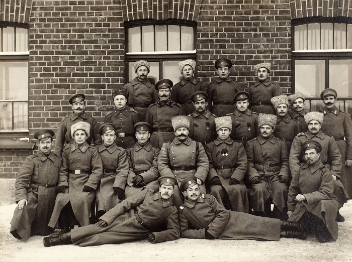[Снято 5 января 1916 года] Фотография «Солдаты и офицеры 172-го пехотного полка в Финляндии». [Финляндия, 1916].