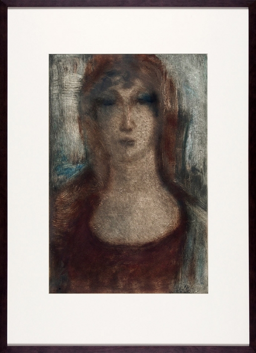 Барто Ростислав Николаевич (1902–1974) Из серии «Женские образы». 1972. Бумага, монотипия, 71,5x51 см.