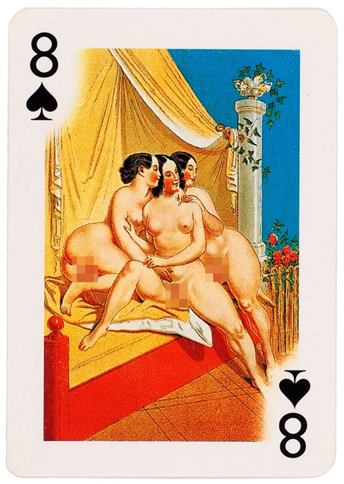 Набор из 54 игральных эротических карт. 2000-е.