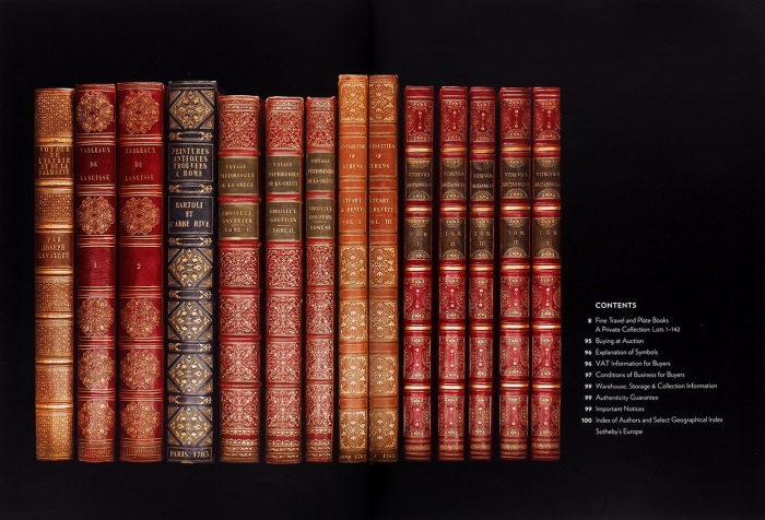 Четыре каталога аукционного дома Sotheby’s, представляющие торги редкими антикварными книгами. Лондон, 2011-2013.