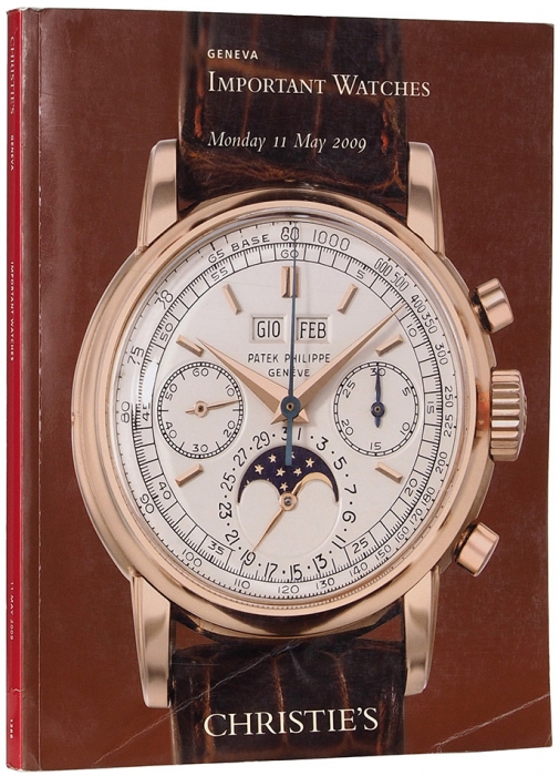 Christie’s. Коллекционные часы. Каталог, 11 мая 2009 г. [Christie’s. Important Watches. На англ. яз.]. Лондон, 2009.