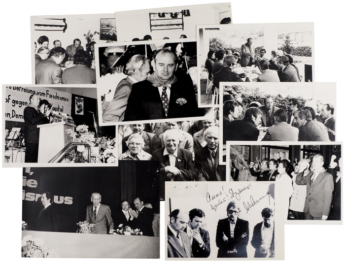 [Внешняя политика начинается дома] Визит М. Горбачева в Германию. Лот из 10 фотографий. ФРГ, 1975.